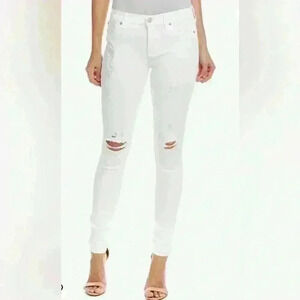 HUDSON Women's  Nico Mid Rise, Super Skinny Jean , sz 28